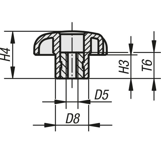 Schéma 2 + Knob BRT 
in composite plastic 