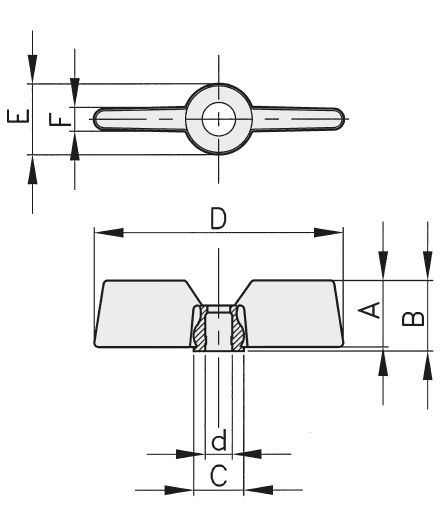 Schéma 1 + Knob CV 
in composite plastic 