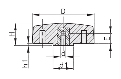 Schéma 2 + Knob FR 
in composite plastic 