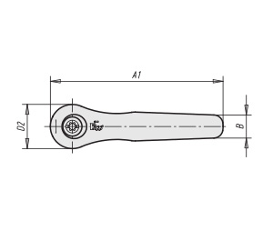 Schéma 1 + Adjustable handle 
in zamak 