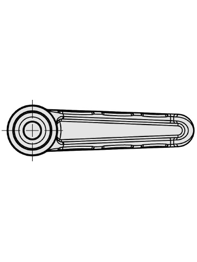 Schéma 1 + Adjustable lever ﬁt  
for «big batch» in composite plastic 