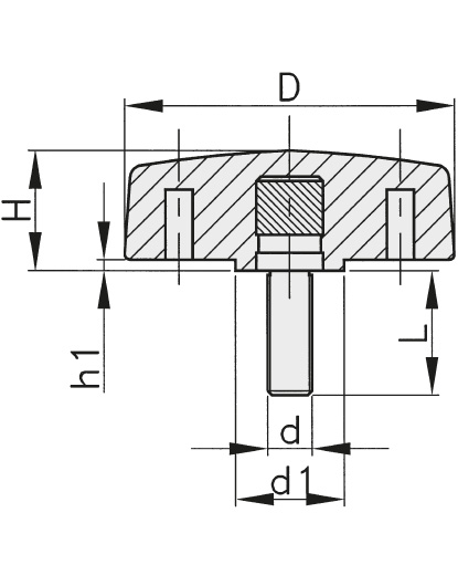 Schéma 3 + Knob FR 
in composite plastic 