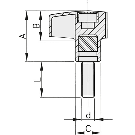 Schéma 3 + Knob PN 
in composite plastic 