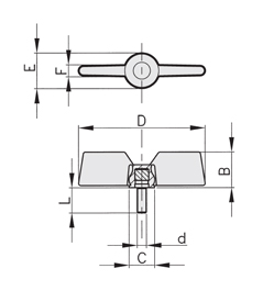 Schéma 2 + Knob CV 
in composite plastic 