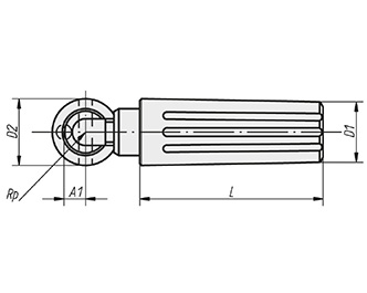 Schéma 2 + Safety grip 
folding away automatically 