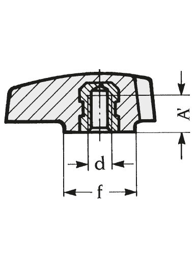 Schéma 2 + Knob TRB 
in composite plastic 