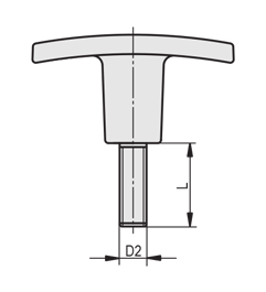 Schéma 3 + Knob TZ 
in composite plastic 