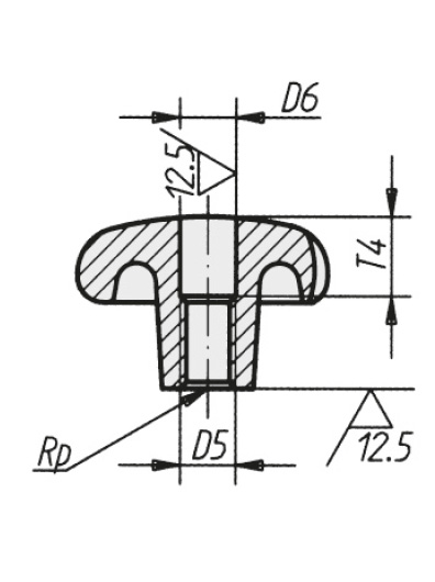 Schéma 3 + Knob BRF 
in cast iron 