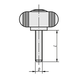 Schéma 3 + Knob ER 
in composite plastic 