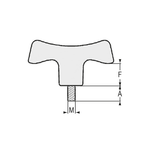 Schéma 3 + Knob T 
in composite plastic 