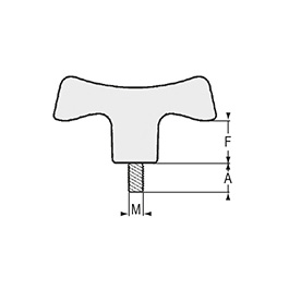 Schéma 3 + Knob T 
in composite plastic 