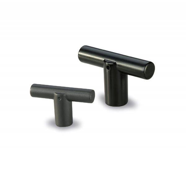 T- handles and wing knobs : Knob AM 
in composite plastic 