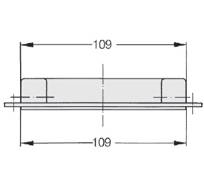 Schéma 2 + Handle U1 
in aluminium 