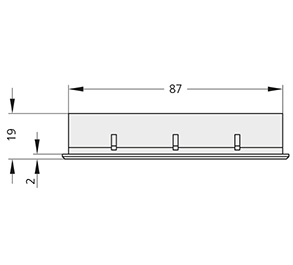 Schéma 2 + Handle U5 
in  ABS plastic 