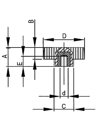 Schéma 2 + Knob AV 
in composite plastic 