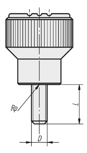 Schéma 3 + Bouton RV 
en plastique composite 