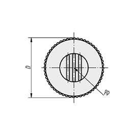 Schéma 1 + Knob AA 
in composit  plastic 