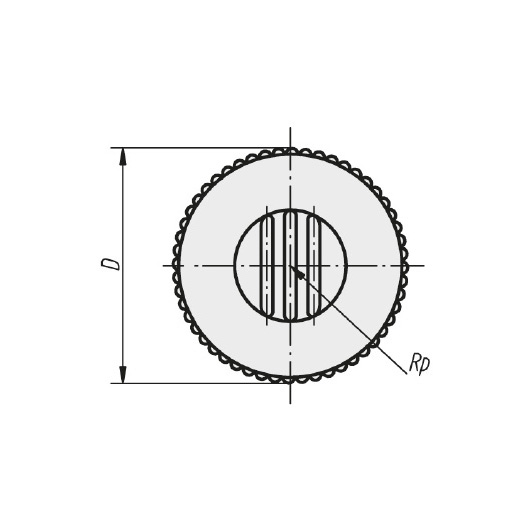 Schéma 1 + Knob AA 
in composit  plastic 