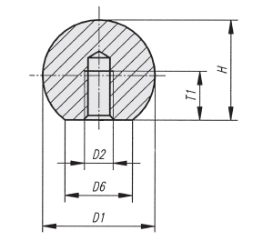 Schéma 1 + Ball knob 
