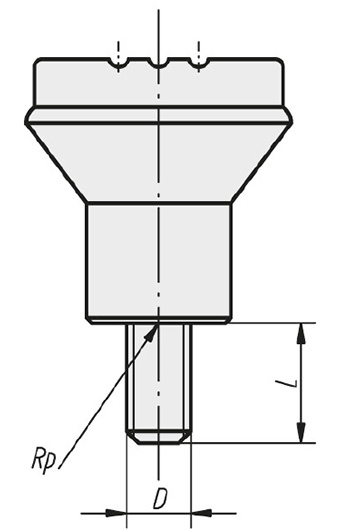 Schéma 3 + Knob  SR 
in composite plastic 