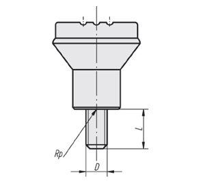 Schéma 3 + Knob  SR 
in composite plastic 