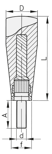 Schéma 3 + Handle FS 
in composite plastic 