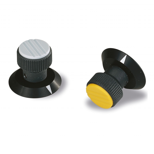 Knurled  knobs and handles : Adjusting Knob 
in composite plastic 