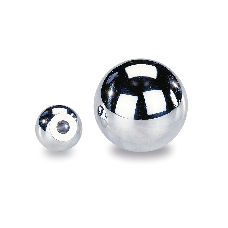Fixed knobs and handles  : Ball knob 
in aluminium or stainless steel 