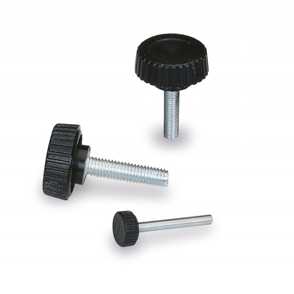 Knurled  knobs and handles : Knob AV 
in composite plastic 