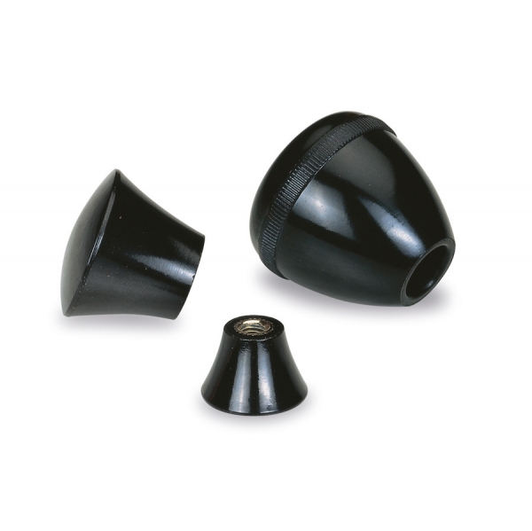 Knurled  knobs and handles : Knob PHM 
in composite plastic 