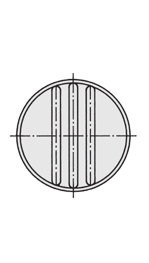 Schéma 1 + Index plunger 
with locking slot 