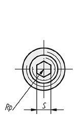 Schéma 1 + Spring plunger 
with pressure pin and hexagonal socket 