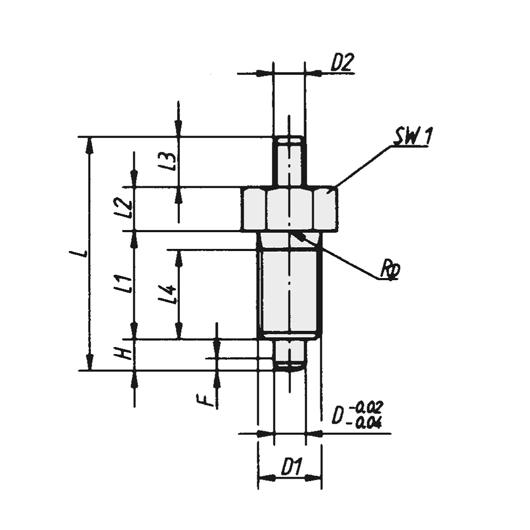 Schéma 1 + Index plunger 
without head-knob 