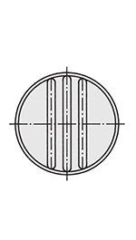 Schéma 1 + Index plunger 
without locking slot 