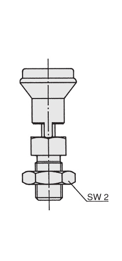 Schéma 3 + Index plunger 
with locking slot 