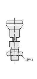 Schéma 3 + Index plunger 
with locking slot 