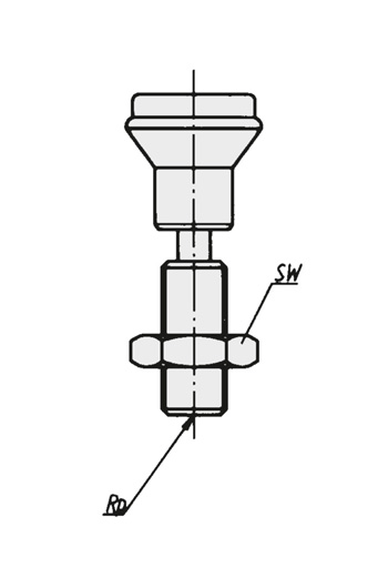 Schéma 2 + Index plunger 
without collar 