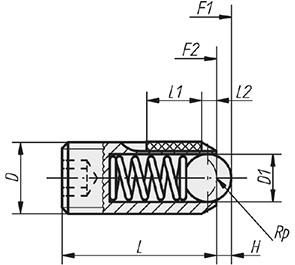 Schéma 2 + Spring plunger 
