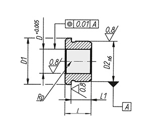 Schéma 4 + High precision index plunger 
with cylindrical tip 