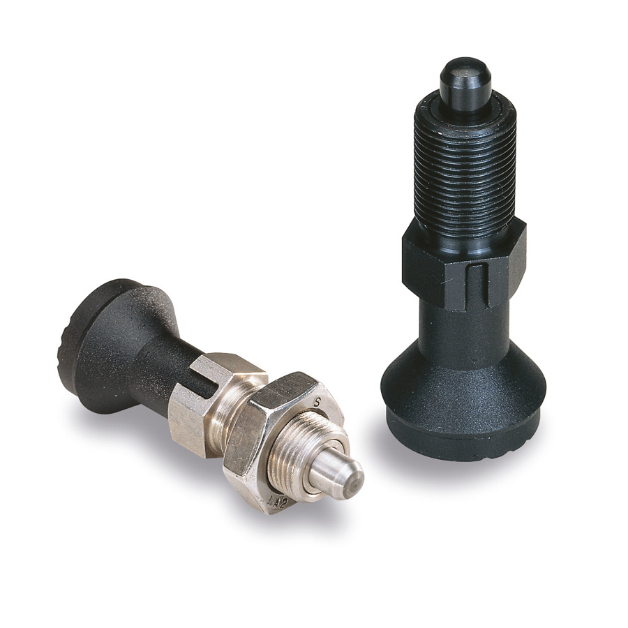 Indexing plungers : Index plunger 
with locking slot 