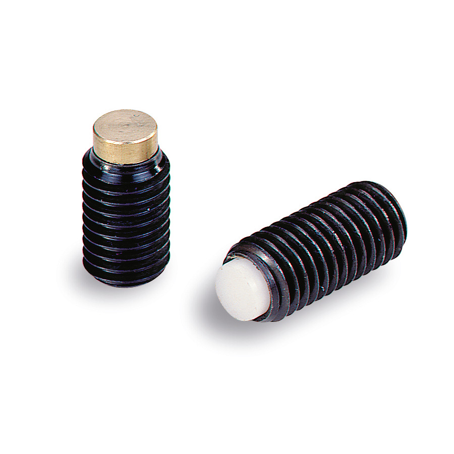 Pressure screws : Pressure screw 
brass or plastic tip 