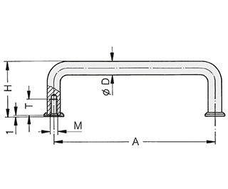 Schéma 1 + Handle AR 
in steel 