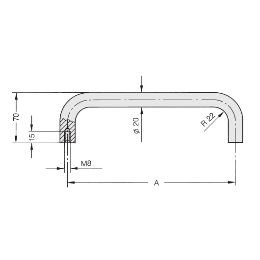 Schéma 1 + Handle QC 
in steel 