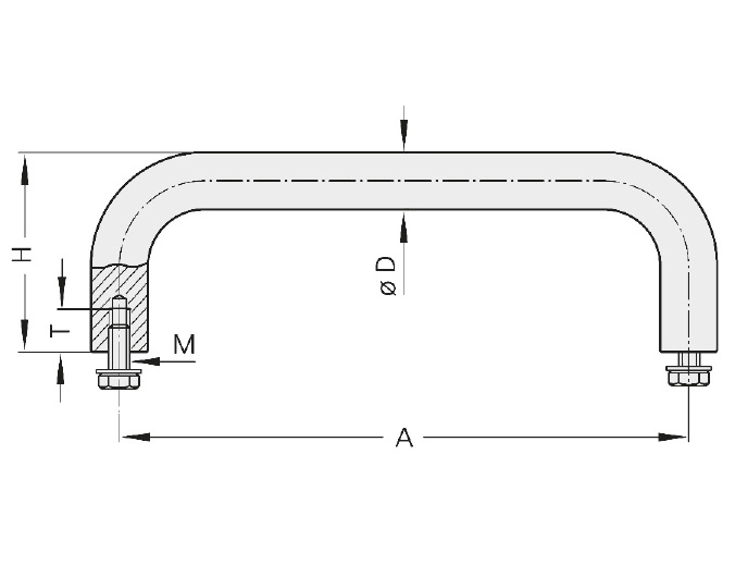 Schéma 1 + Handle NVX 
in full stainless steel 