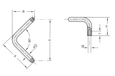 Schéma 1 + Handle ET 
in steel 