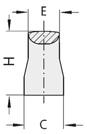 Schéma 2 + Handle EV 
in composite plastic 