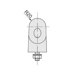 Schéma 2 + Handle DB 
with aluminium tube  diam. 30mm 