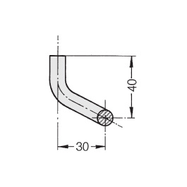 Schéma 2 + Handle DN 
in aluminium 