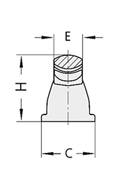 Schéma 2 + Handle AG 
in composite plastic 