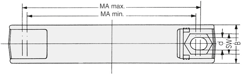 Schéma 2 + Handle NR 
in composite plastic 